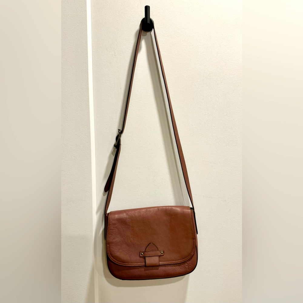 Frye Olivia Crossbody Purse - Amethyst / Mauve Leather